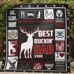 Hunting Quilt Blanket Ver 34  Quilt